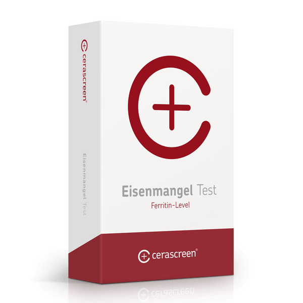 Verpackung des Eisenmangel Tests von cerascreen